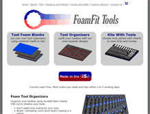 Tablet Screenshot of foamfittools.com